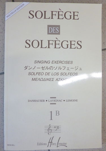 Solfège des Solfèges Volume 1B sans accompagnement