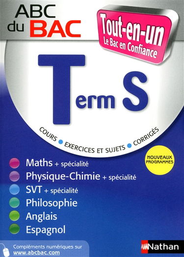 Tout-en-un : terminale S : nouveaux programmes
