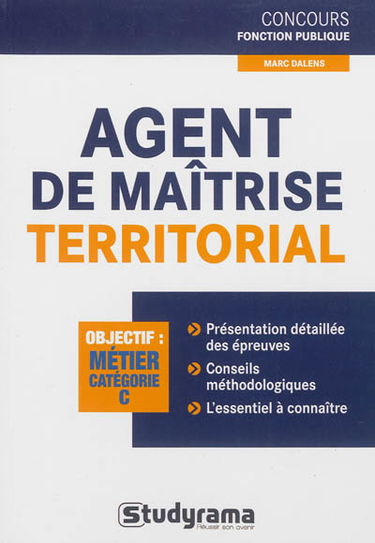 Agent de maîtrise territorial : objectif métier catégorie C