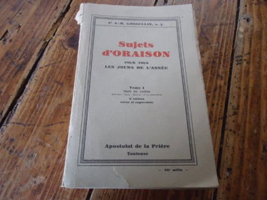 Couverture de SUJETS D' ORAISON POUR TOUS LES JOURS DE L' ANNEE d'aprés les evangiles - TOME II de l'avent au carême