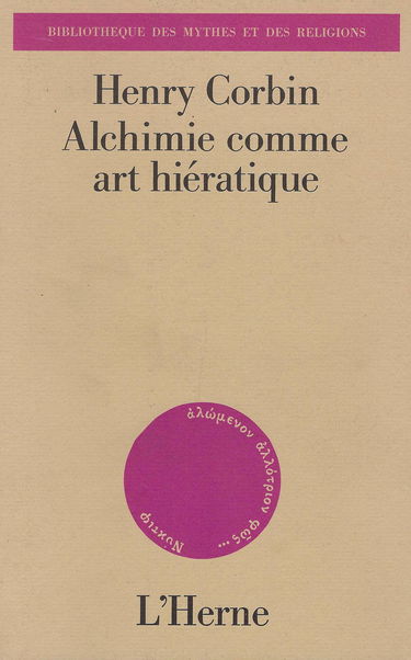 L'Alchimie comme art hiératique