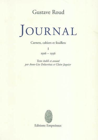 Journal : carnets, cahiers et feuillets