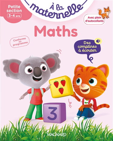 A la maternelle, maths, petite section, 3-4 ans : conforme au programme