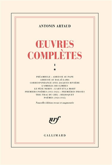 Oeuvres complètes. Vol. 1-1