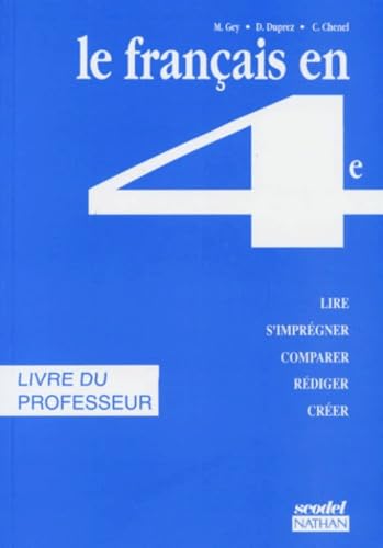 Scodel : le Français en 4e, professeur