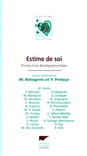 ESTIME DE SOI.: Perspectives développementales