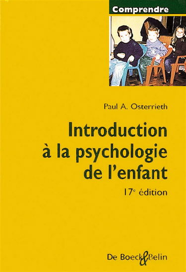 Introduction à la psychologie de l'enfant