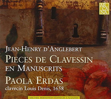 Couverture de Anglebert: Pièces de clavessin en manuscrits