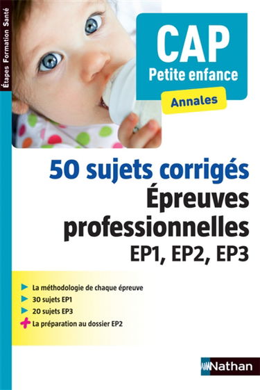 50 sujets corrigés : CAP petite enfance