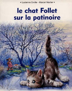 Le chat Follet sur la patinoire