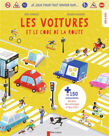 Couverture de Je joue pour tout savoir sur... les voitures et le code de la route