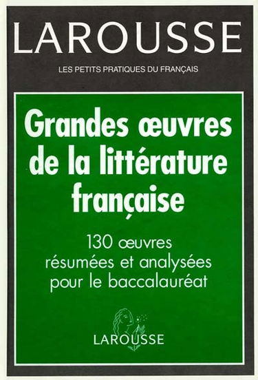 Les grandes oeuvres de la littérature française