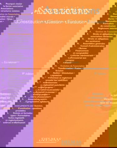 Associations : Constitution - Gestion - Evolution