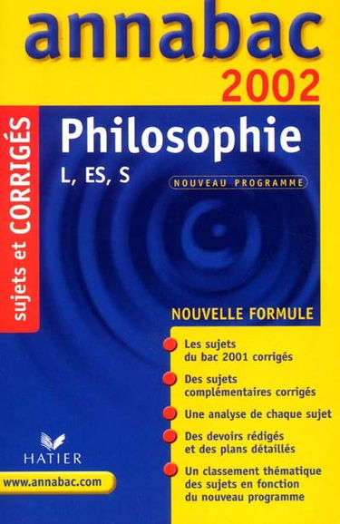 Philosophie, L, ES, S