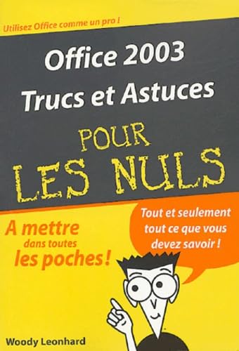 Office 2003 Trucs et astuces pour les nuls