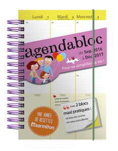 Agendabloc : septembre 2016 à décembre 2017