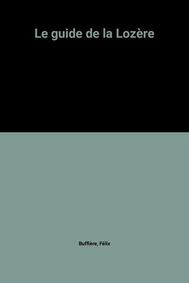 Le guide de la Lozère