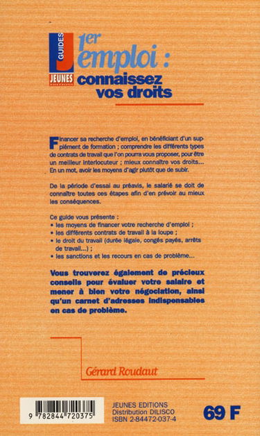1er emploi, connaissez vos droits