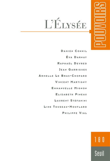 Pouvoirs, n° 180. L'Elysée