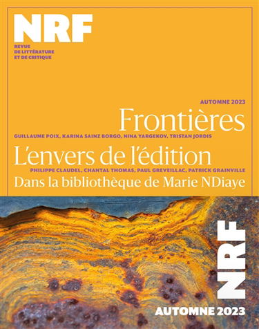 Nouvelle revue française, n° 656. Frontières