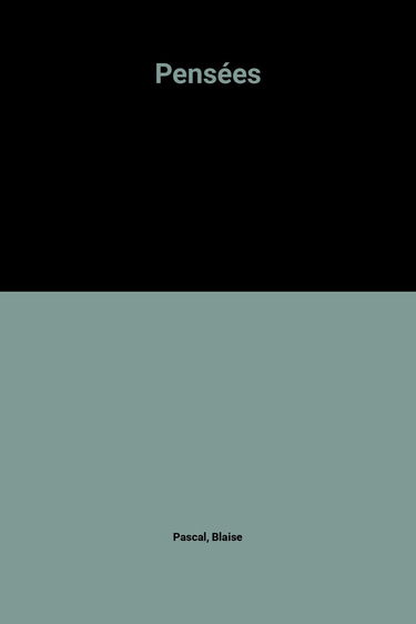 Pensées