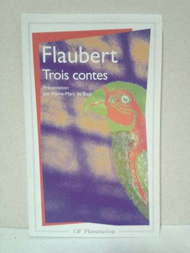 Couverture de Trois contes : un coeur simple - la legende de saint julien l'hospitalier - hero par Gustave Flaubert