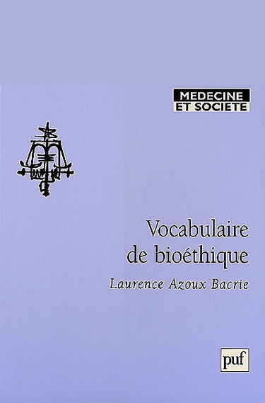 Vocabulaire de bioéthique