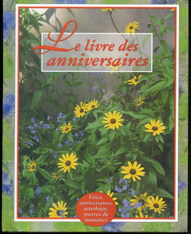 Couverture de Livre des anniversaires