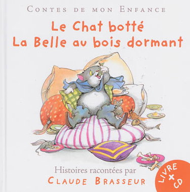 Couverture de Le chat botté. La belle au bois dormant par Claude Brasseur