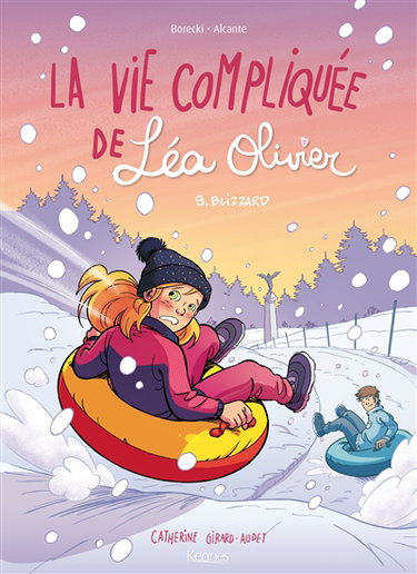 Couverture de La vie compliquée de Léa Olivier. Vol. 9. Blizzard par Didier Alcante