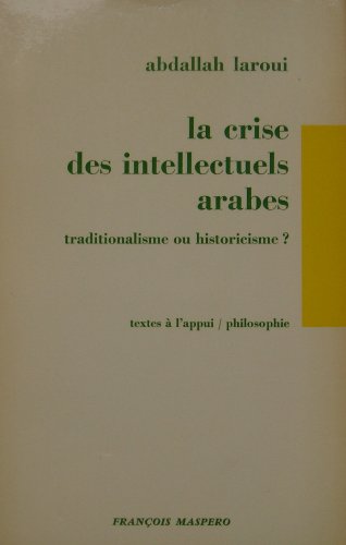 Couverture de Crise des intellectuels arabes
