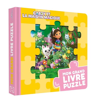 Couverture de Gabby et la maison magique : mon grand livre puzzle par Catherine Kalengula