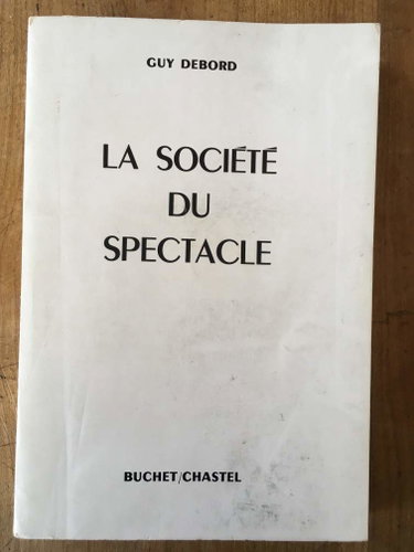 Couverture de La societe du spectacle par Guy Debord