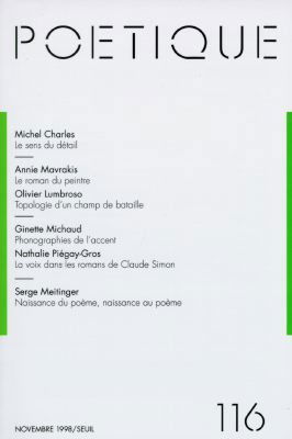 Poétique, n° 116