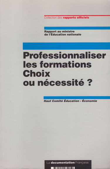 Professionnaliser les formations