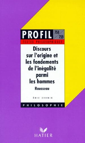 Discours sur l'origine et les fondements de l'inégalité parmi les hommes, Rousseau