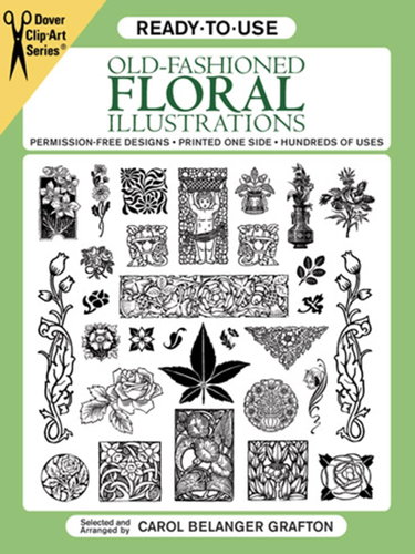 Couverture de Ready-To-Use Old-Fashioned Floral Illustrations