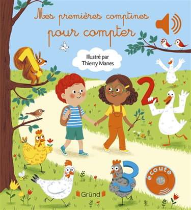 Couverture de Mes premières comptines pour compter