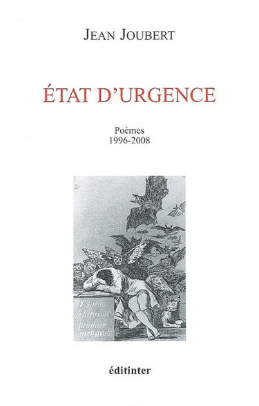 Etat d'urgence : poèmes : 1996-2008
