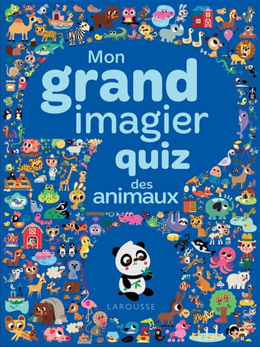 Couverture de Mon grand imagier quiz des animaux par Tiago Americo