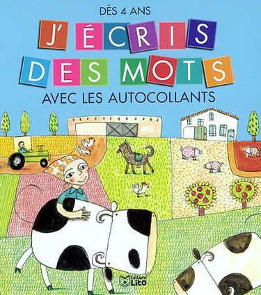 J'écris des mots avec les autocollants