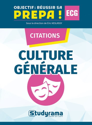 Couverture de Culture générale, ECG : citations par Collectif