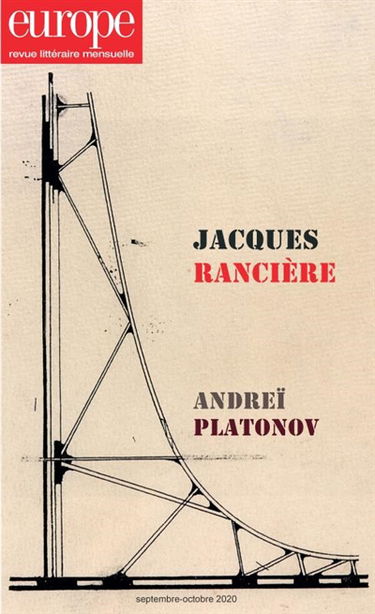 Europe, n° 1097-1098. Jacques Rancière