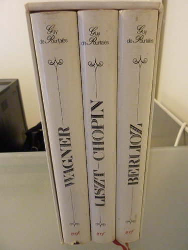 Couverture de Coffret Musiciens Romantiques en 3 volumes: Berlioz, Liszt / Chopin et Wagner