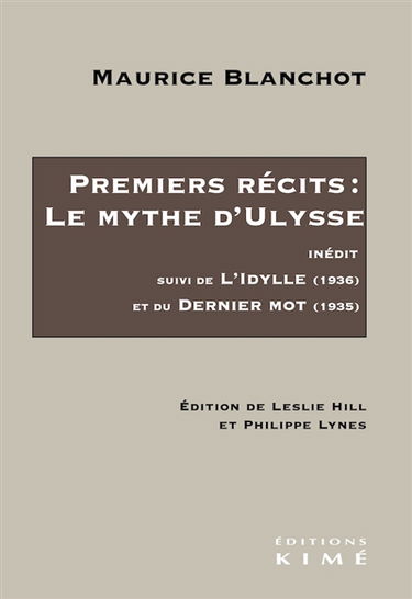 Premiers récits