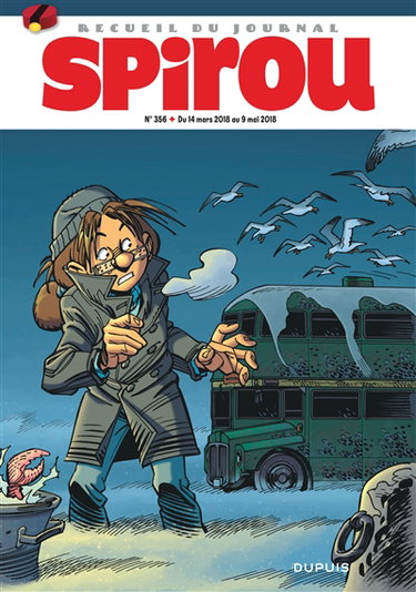 Couverture de Recueil du journal de Spirou. Vol. 356. Du 14 mars 2018 au 9 mai 2018