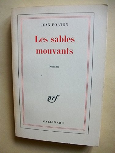 Couverture de Les sables mouvants.