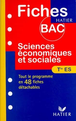 Fiches Bac sciences économiques et sociales, terminale ES