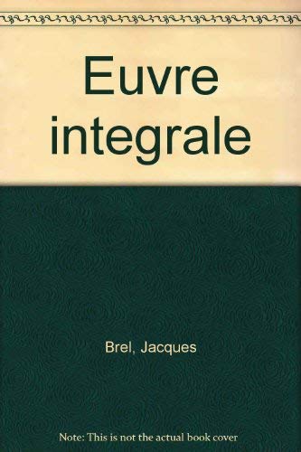Oeuvre intégrale