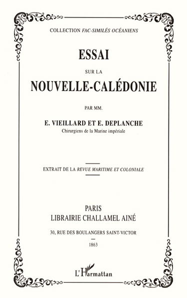 Essai sur la Nouvelle-Calédonie : extrait de la Revue maritime et coloniale